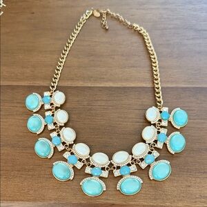 Nordstrom Gold and Turquoise Necklace